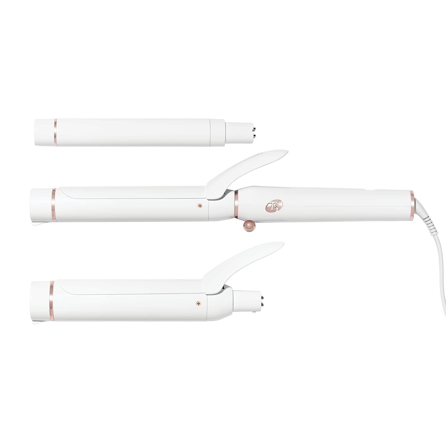Professional Ionic Interchangeable Curling Iron with 3 Ceramic Clip