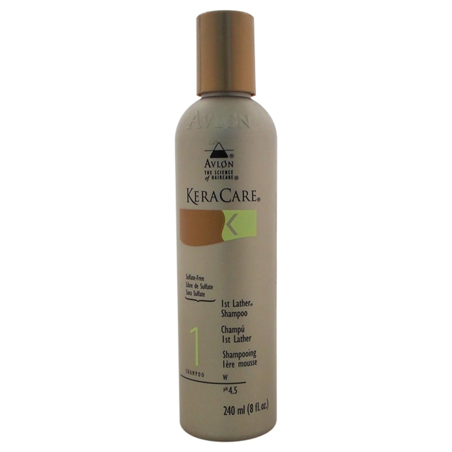 KeraCare Avlon 1st Lather Shampoo, 8 Ounce