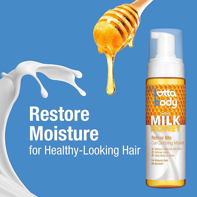 Lottabody Milk & Honey Curl Defining Mousse - (7 oz)