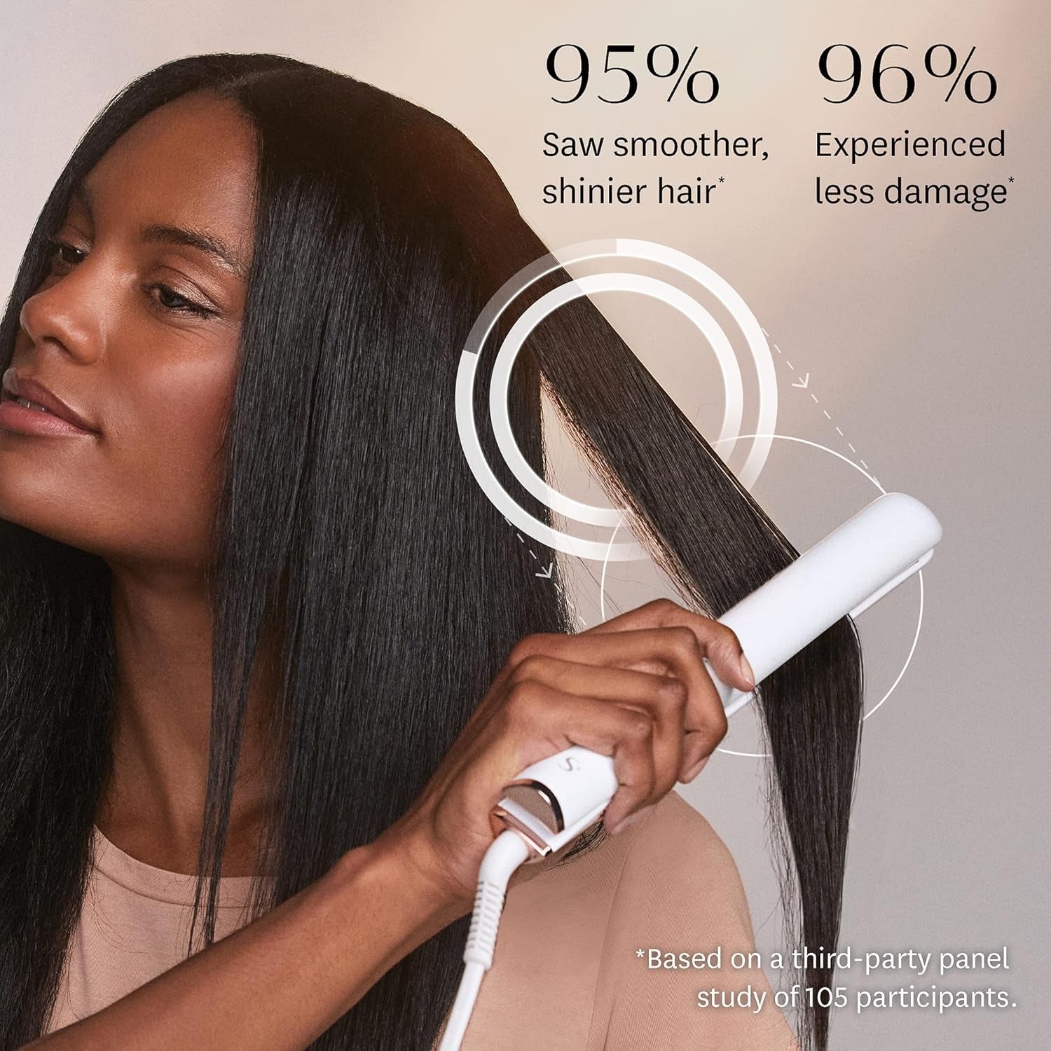 T3 SinglePass StyleMax Professional 1" Ceramic Flat Iron with Custom Heat Automation